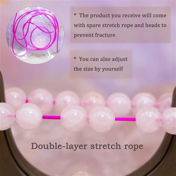Amazon.com: DAZCOLO 8mm Natural Gemstone Stretch Bracelet  DAZCOLO Natural Gemstone Bracelet 7.5 In Stretch Gems Stones 8mm (0.31\